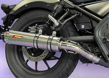 ホンダ　レブル250/500 2017-2020 カスタムマフラー黒 Amazon | レブル250 バイクマフラー 2BK-MC49 2017年～2020年